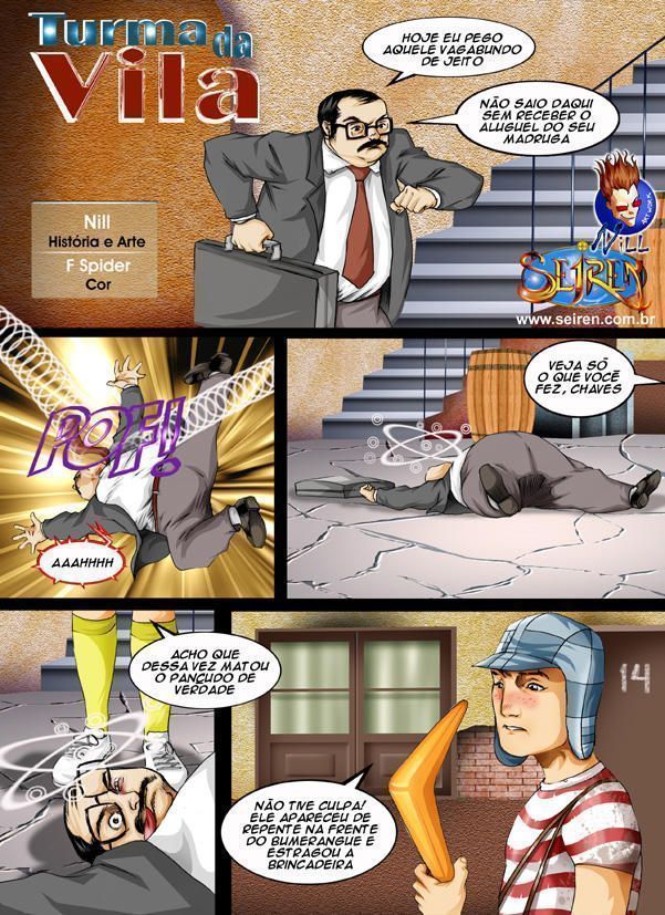 A turma da vila - Chaves Hentai