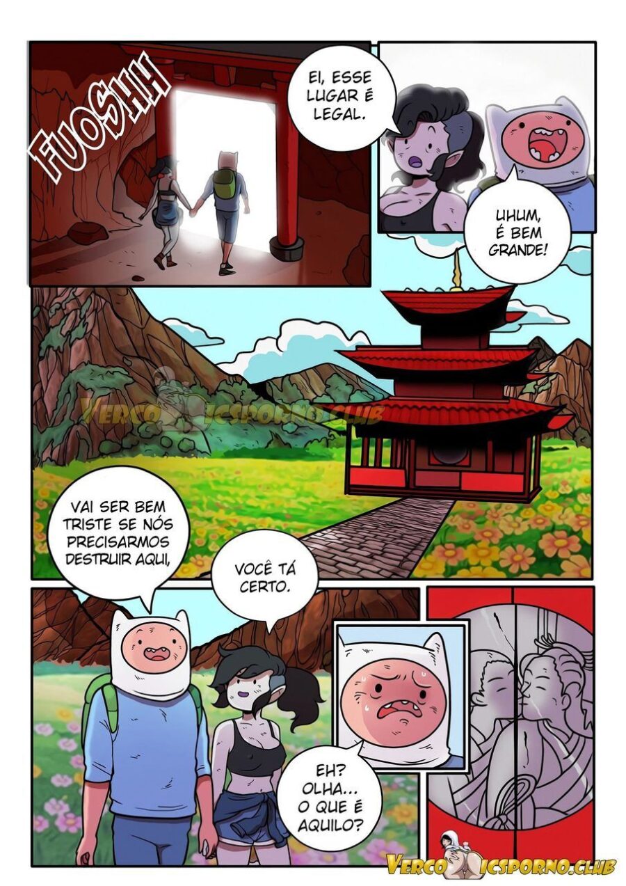 Hora da Aventura Hentai - Na terra da buceta