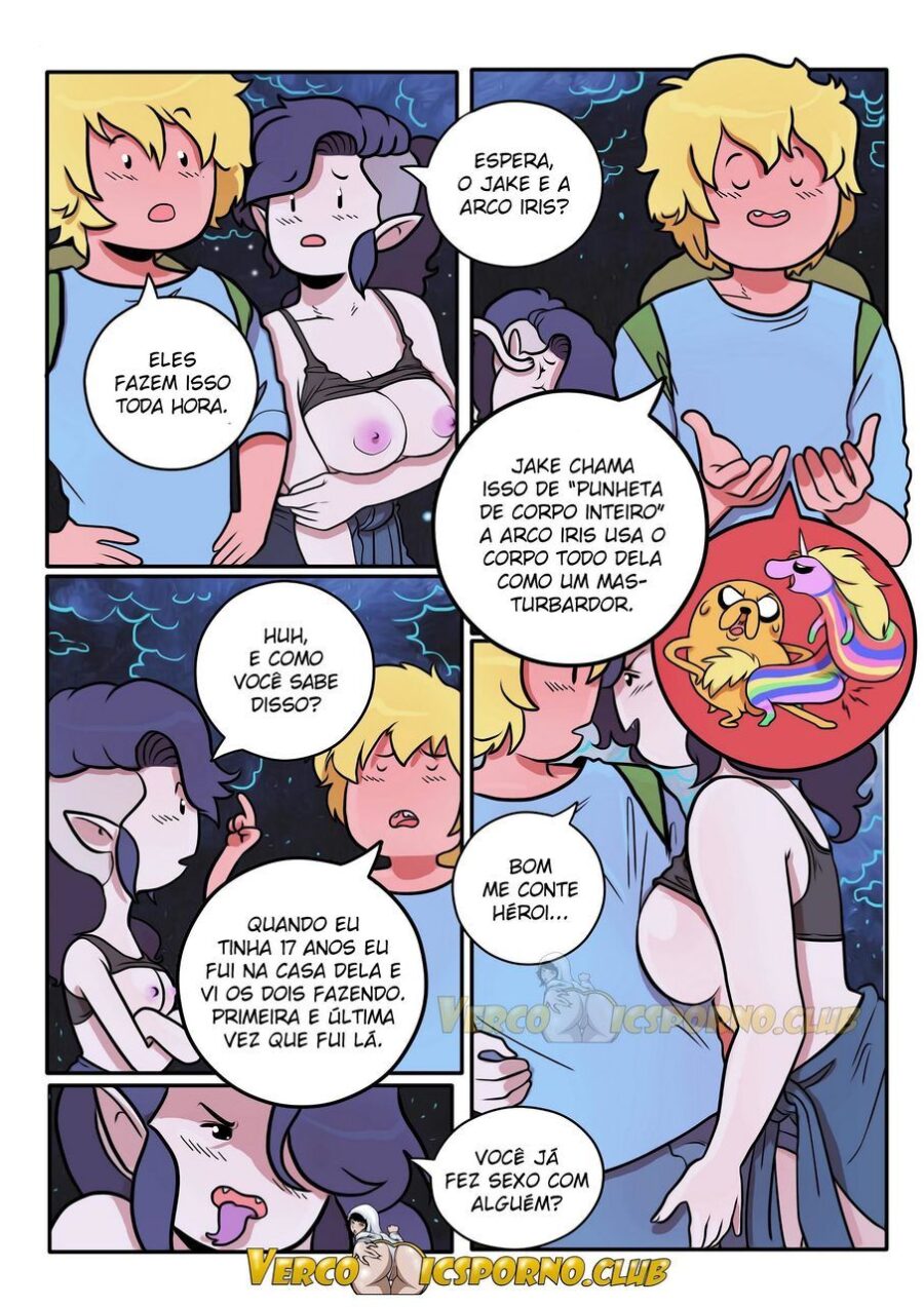 Hora da Aventura Hentai - Na terra da buceta