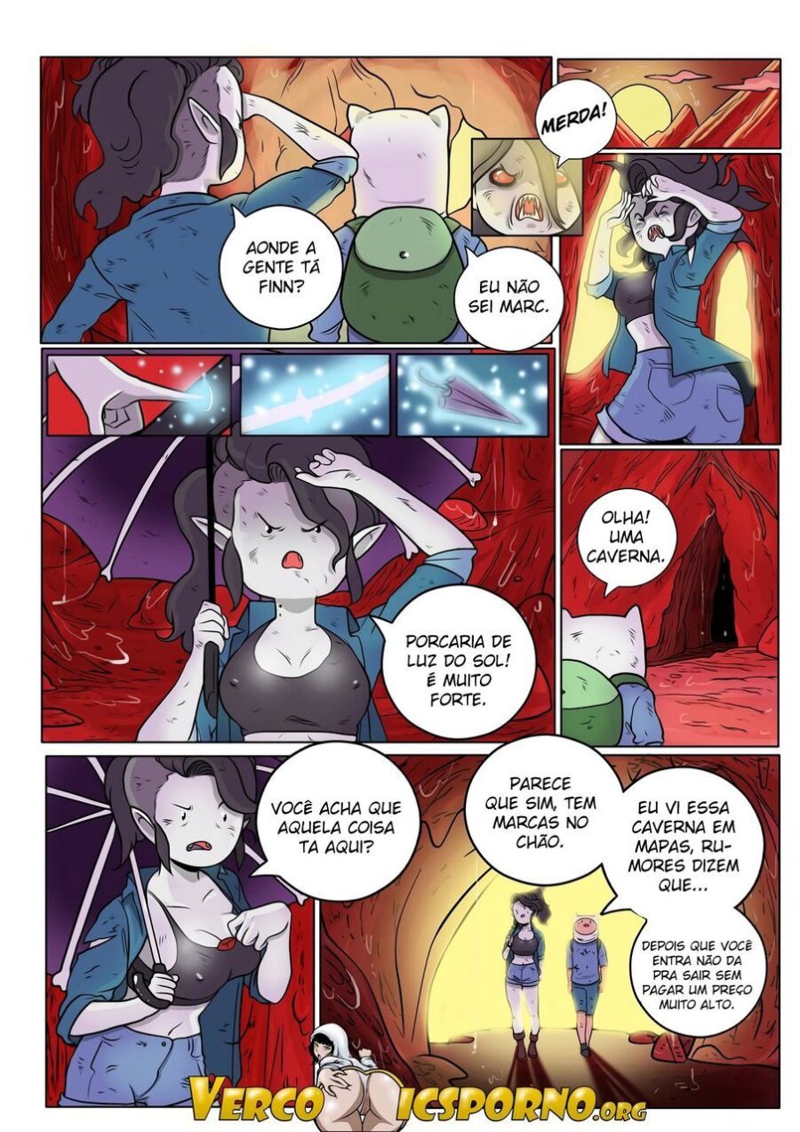 Hora da Aventura Hentai - Na terra da buceta