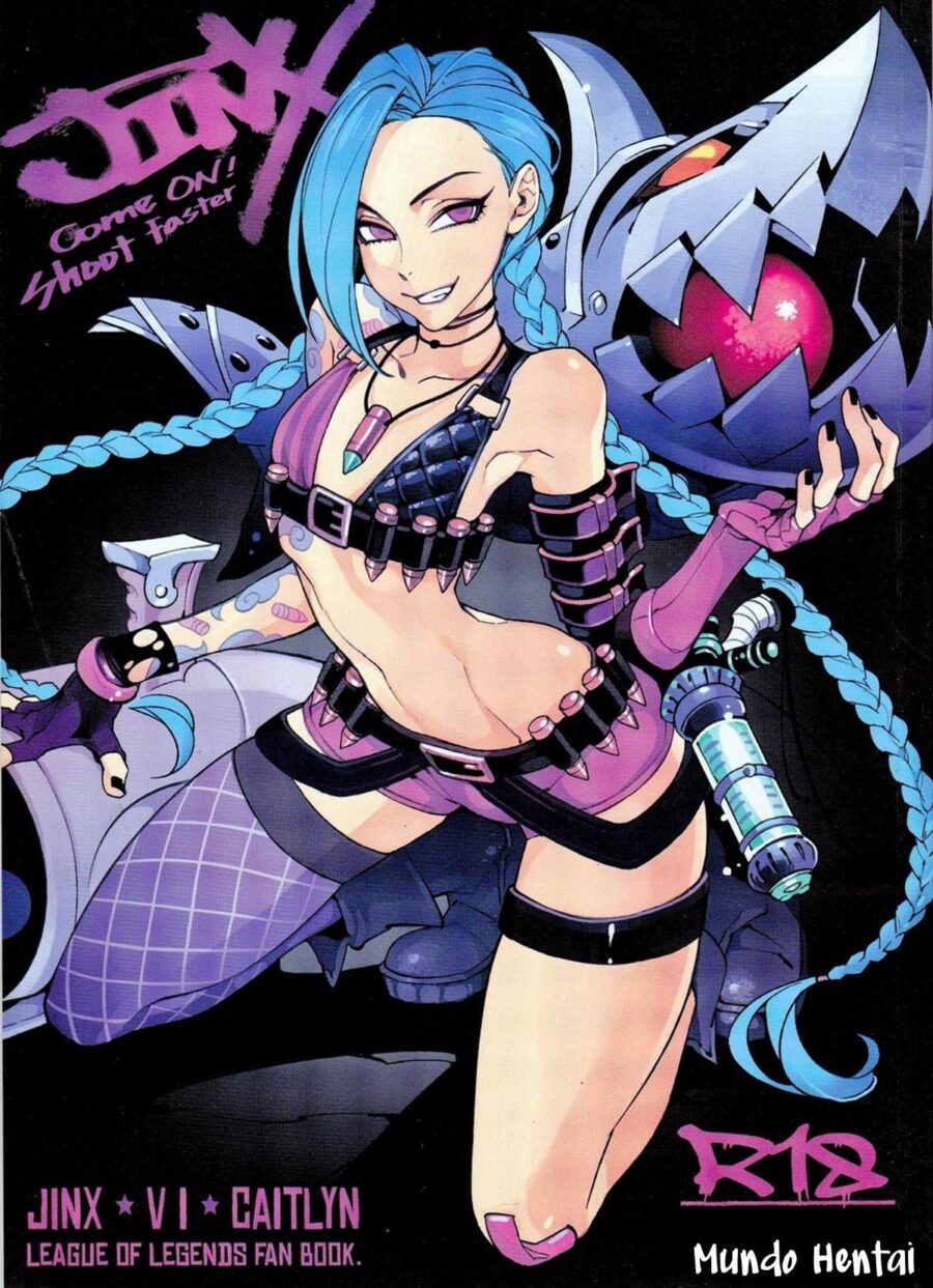 Jinx em Guerra com as Rivais Futanari