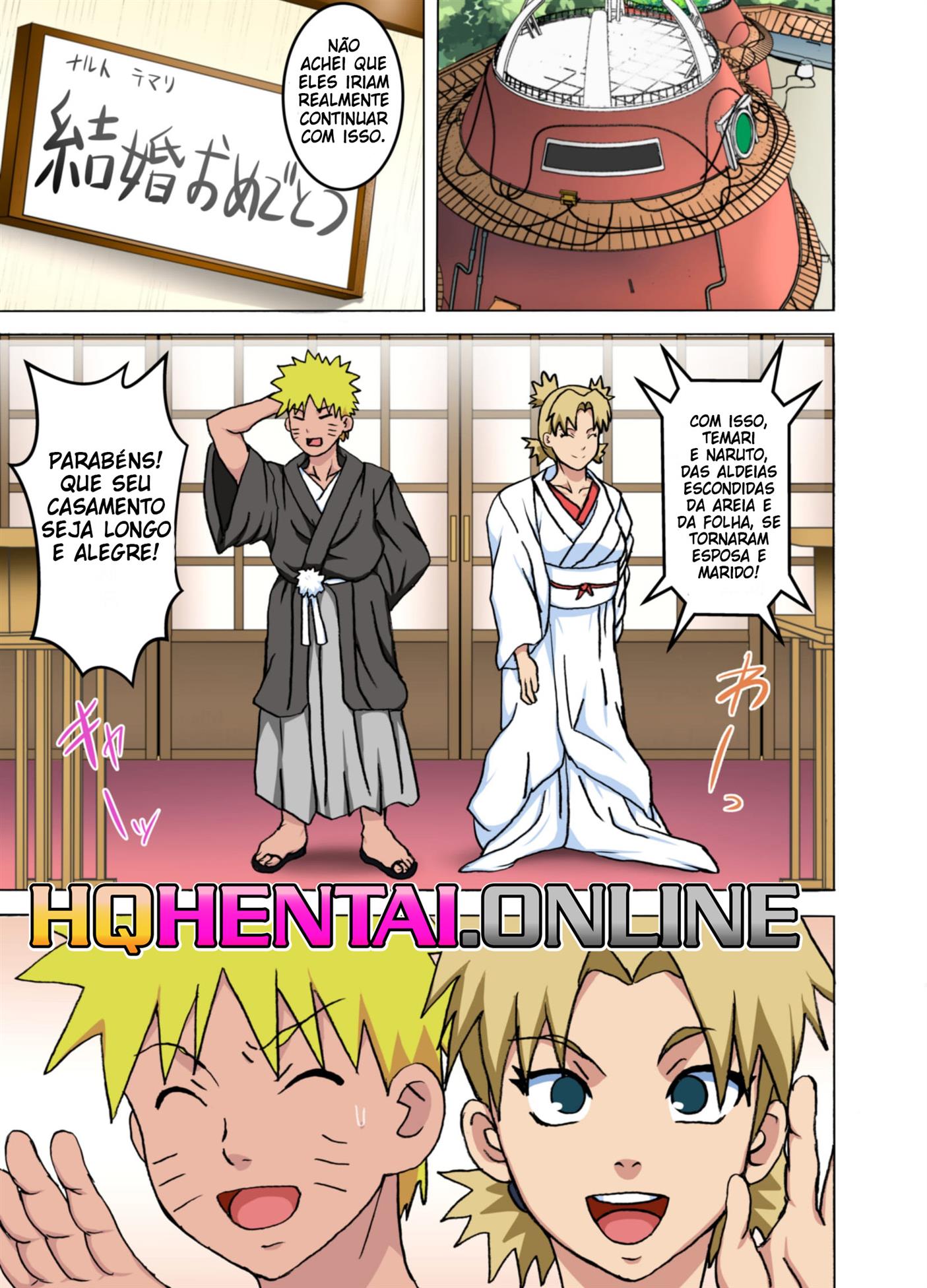 Lua de mel com a Temari